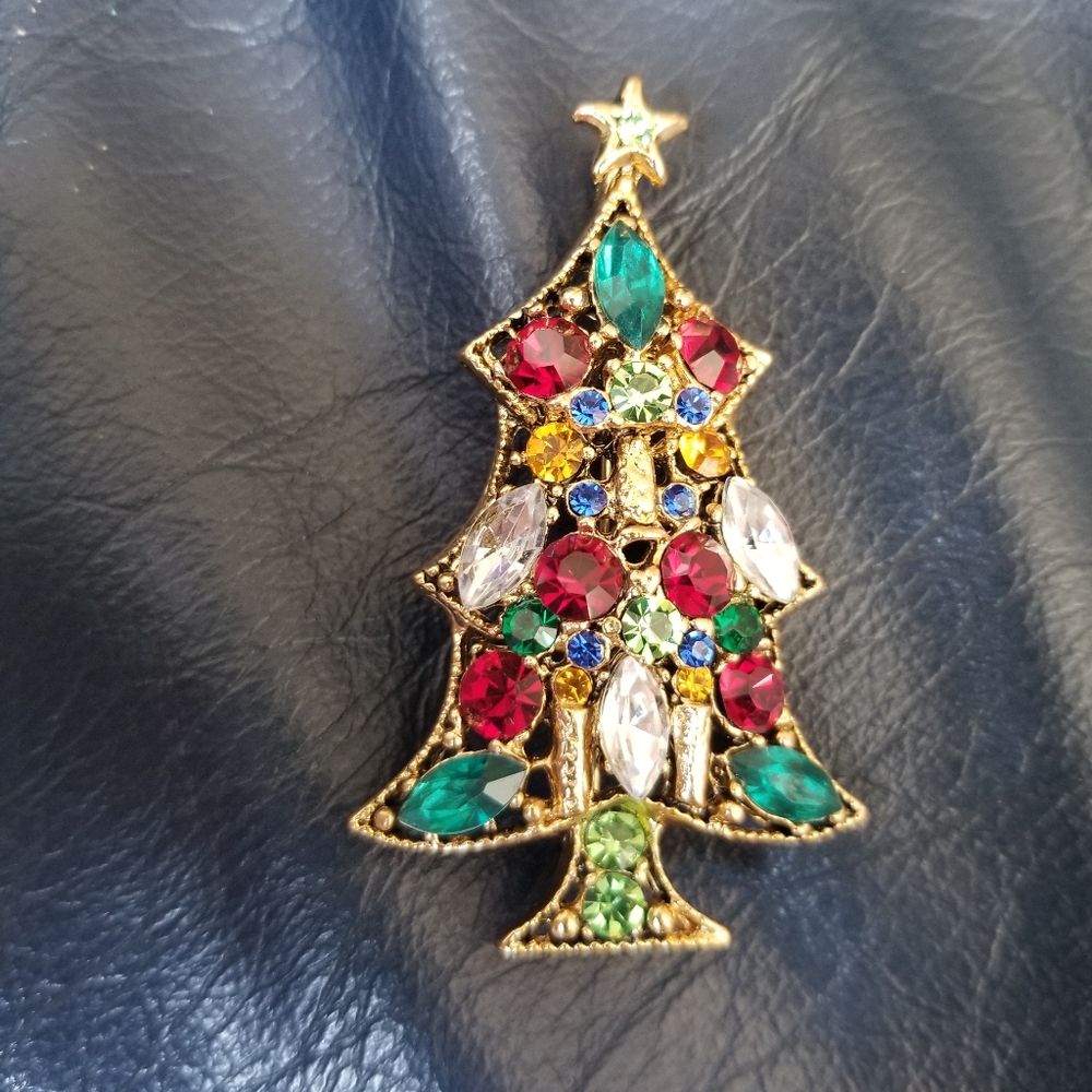 Christmas Tree Brooch/Pendant